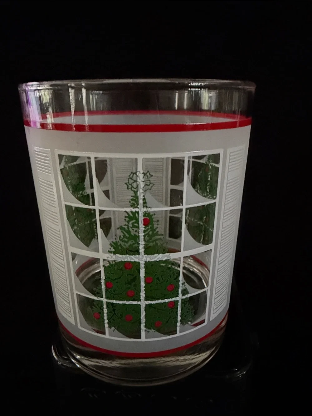 Waechtersbach Festive Vintage Window Tree Old Fashioned Glasses - (Set of 4)